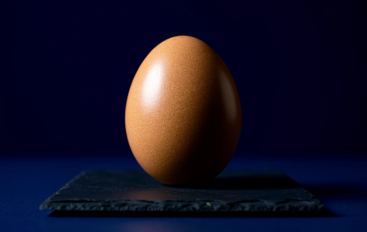 Präzisionsaufnahme eines Eis als Symbol für strukturelle Ernährung